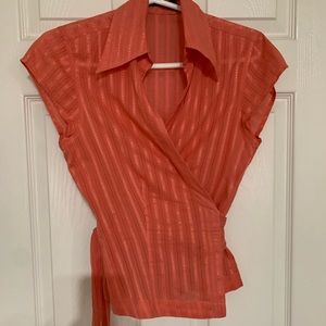 The Limited coral blouse size small